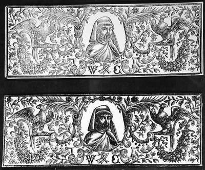 Porträt von William Caxton (ca. 1422-91) von English School